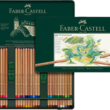 Pastelpotlood Faber-Castell Pitt metalen etui a 60 stuks
