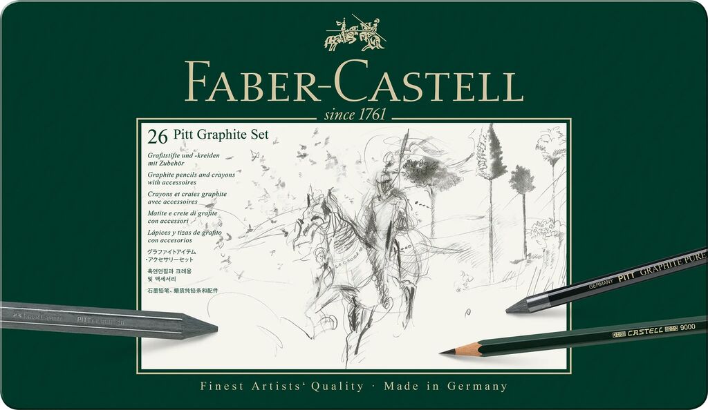 Grafietset Faber-Castell Pitt 26-delig