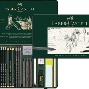 Grafietset Faber-Castell Pitt 26-delig