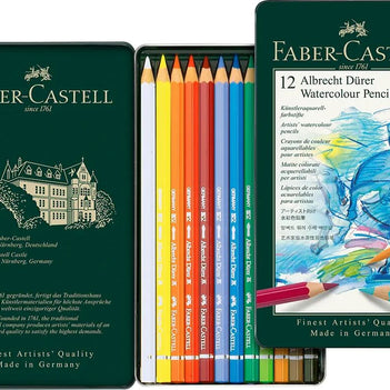 Aquarelpotlood Faber-Castell Albrecht Dürer etui à 12 stuks