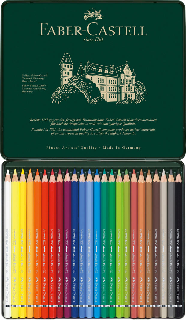 Aquarelpotlood Faber-Castell Albrecht Dürer etui à 24 stuks