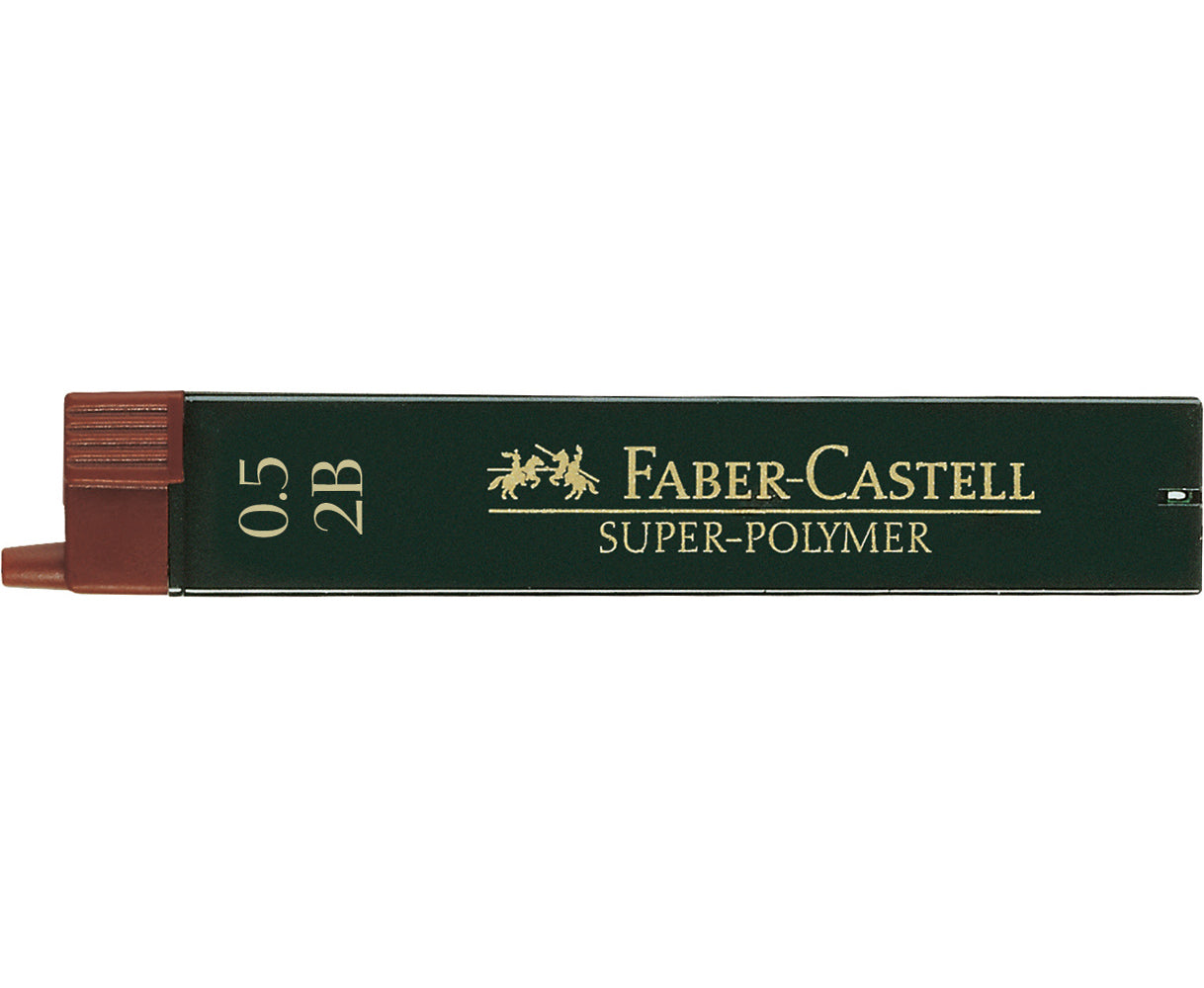 Potloodstiftjes Faber-Castell Super-Polymer 0,5mm 2B