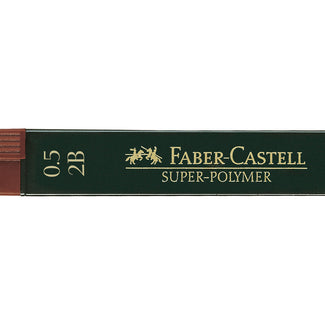 Potloodstiftjes Faber-Castell Super-Polymer 0,5mm 2B