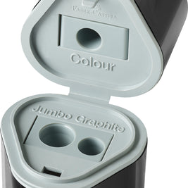 Puntenslijper Faber-Castell GRIP 2001 Trio zwart
