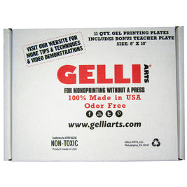 Gelli Arts - Gelli Plate 20,3 x 25,4 cm Class Pack with 11 Plates
