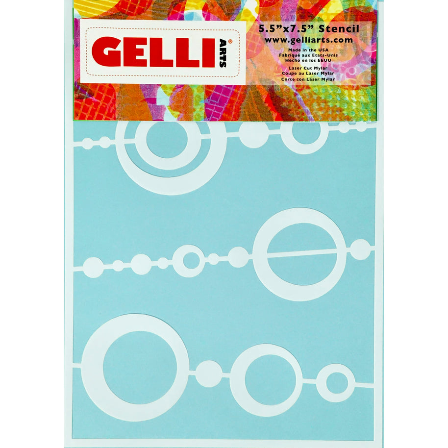 Gelli  Arts - Bead Stencil 12,7 x 17,8 cm