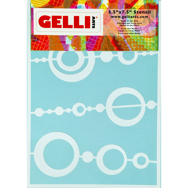 Gelli  Arts - Bead Stencil 12,7 x 17,8 cm