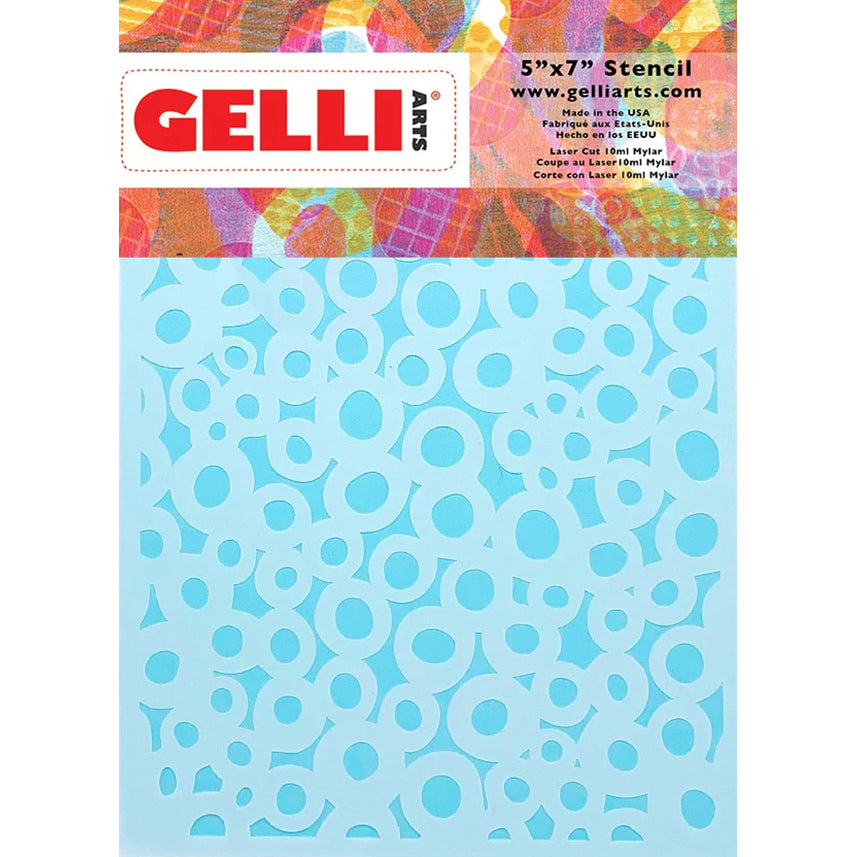Gelli  Arts - Dots Stencil 12,7 x 17,8 cm