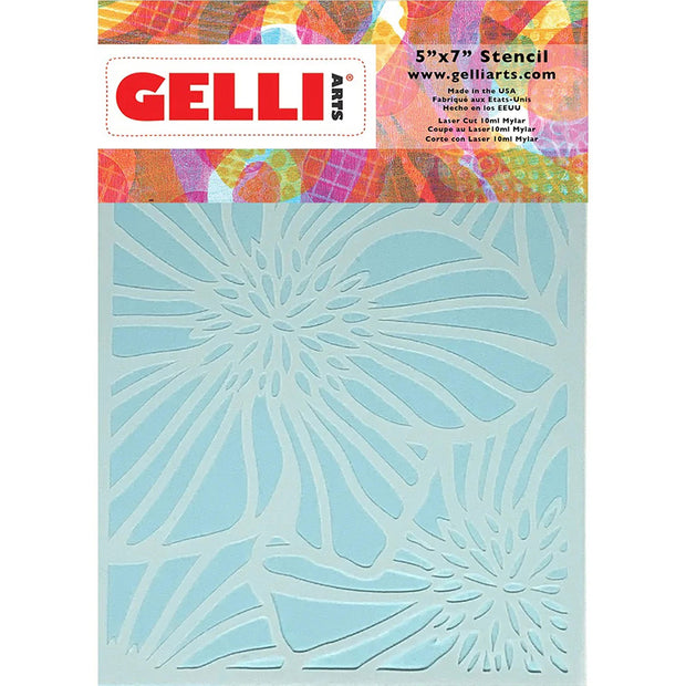 Gelli  Arts - Hellebore Stencil 12,7 x 17,8 cm