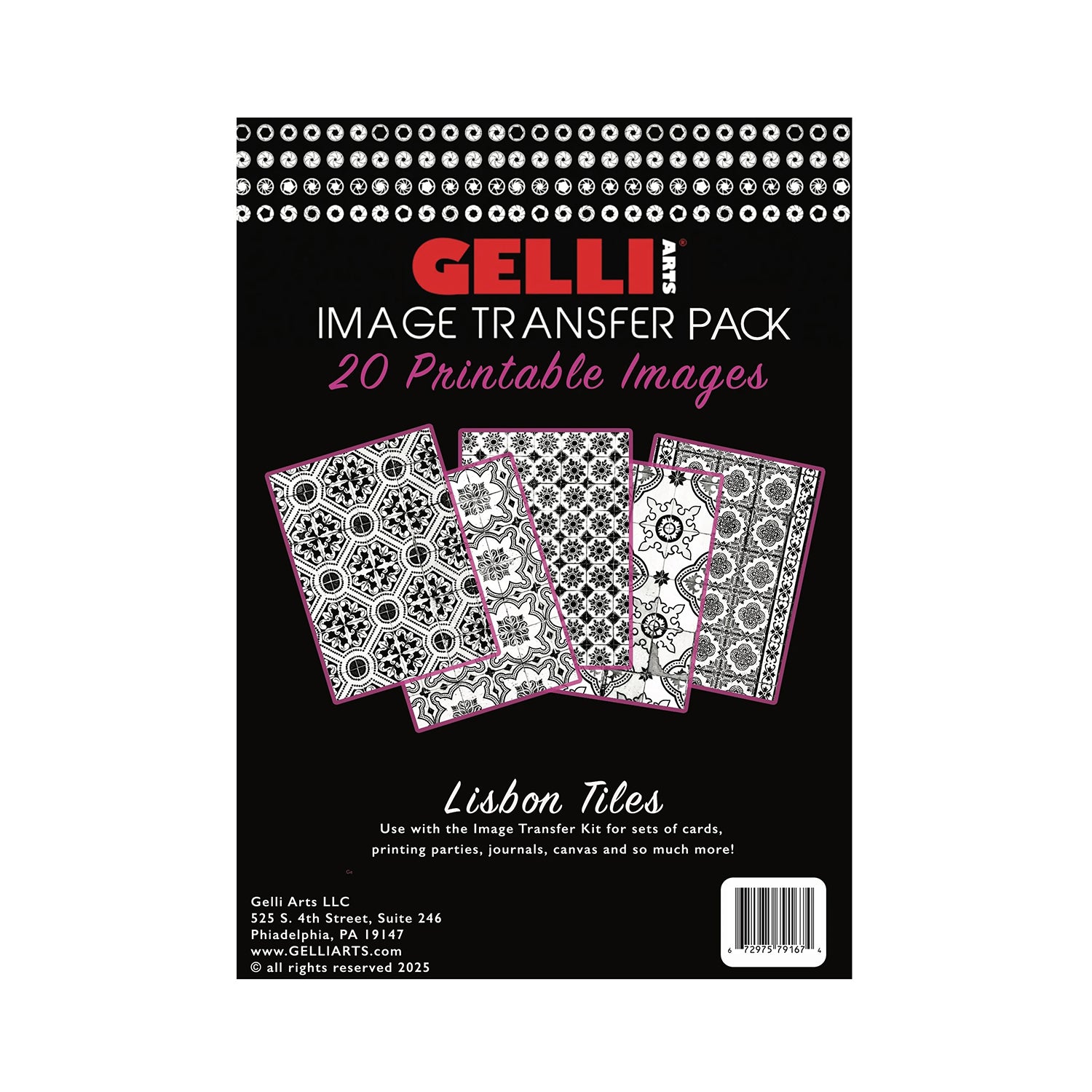 Gelli Arts - Image Transfer Pack Lissabon tegels