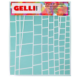 Gelli Arts - Ladder Stencil 20,3 x 25,4 cm