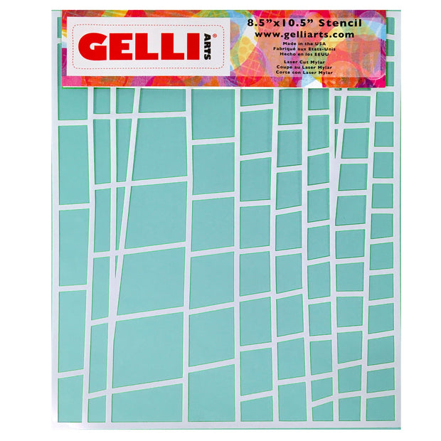 Gelli Arts - Ladder Stencil 20,3 x 25,4 cm
