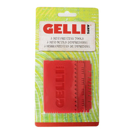 Gelli Arts - Mini Printing Tool Set of 3