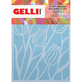 Gelli Arts - Tulip Stencil 12,7 x 17,8 cm