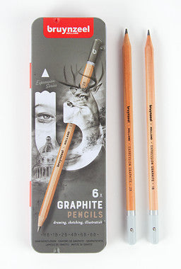 Bruynzeel Expression grafietpotloden blik 6