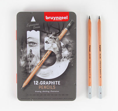 Bruynzeel Expression grafietpotloden blik 12