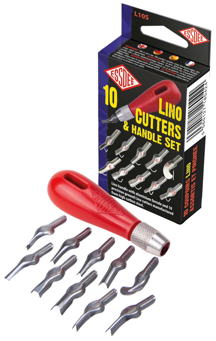 Essdee Linosnede Set 10 Cutters