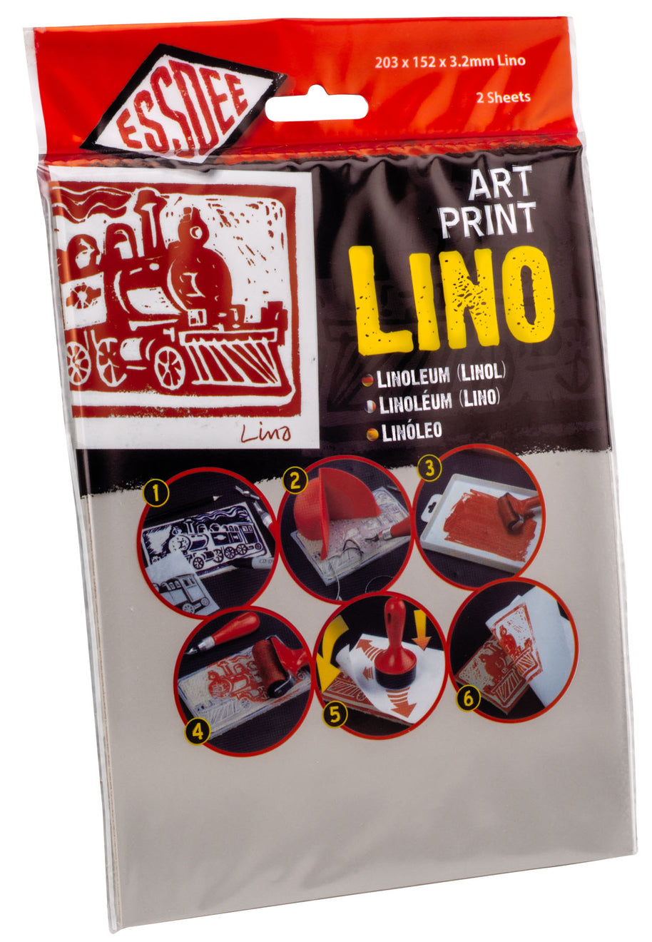 Linoleum traditioneel per 2 stuks
