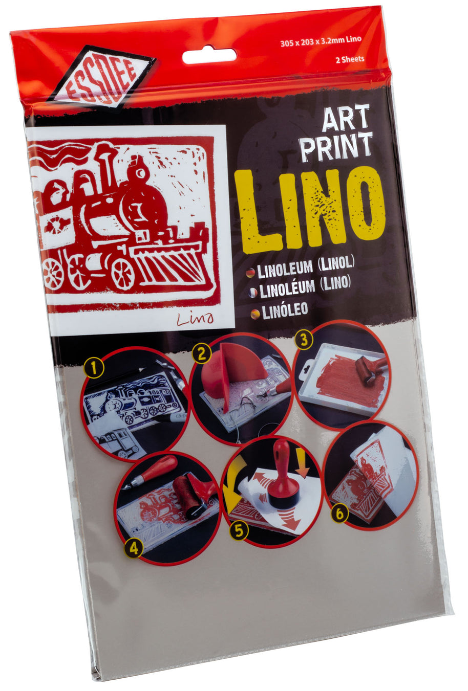 Linoleum traditioneel per 2 stuks