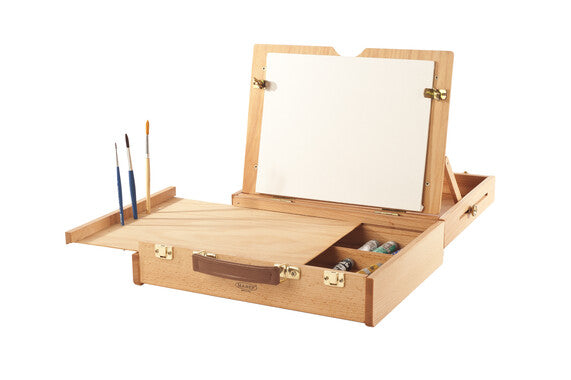 Mabef lege pochade kist met doekhouder, 30 X 38 cm
