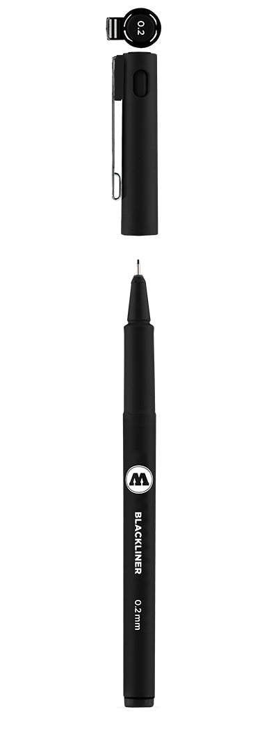 Molotow - Blackliner verschillende diktes