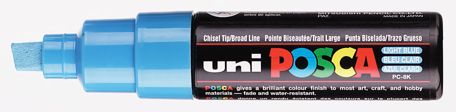 Posca Verfmarker Breed en schijn - 8 MM - PC-8K