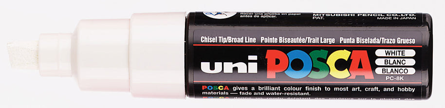 Posca Verfmarker Breed en schijn - 8 MM - PC-8K