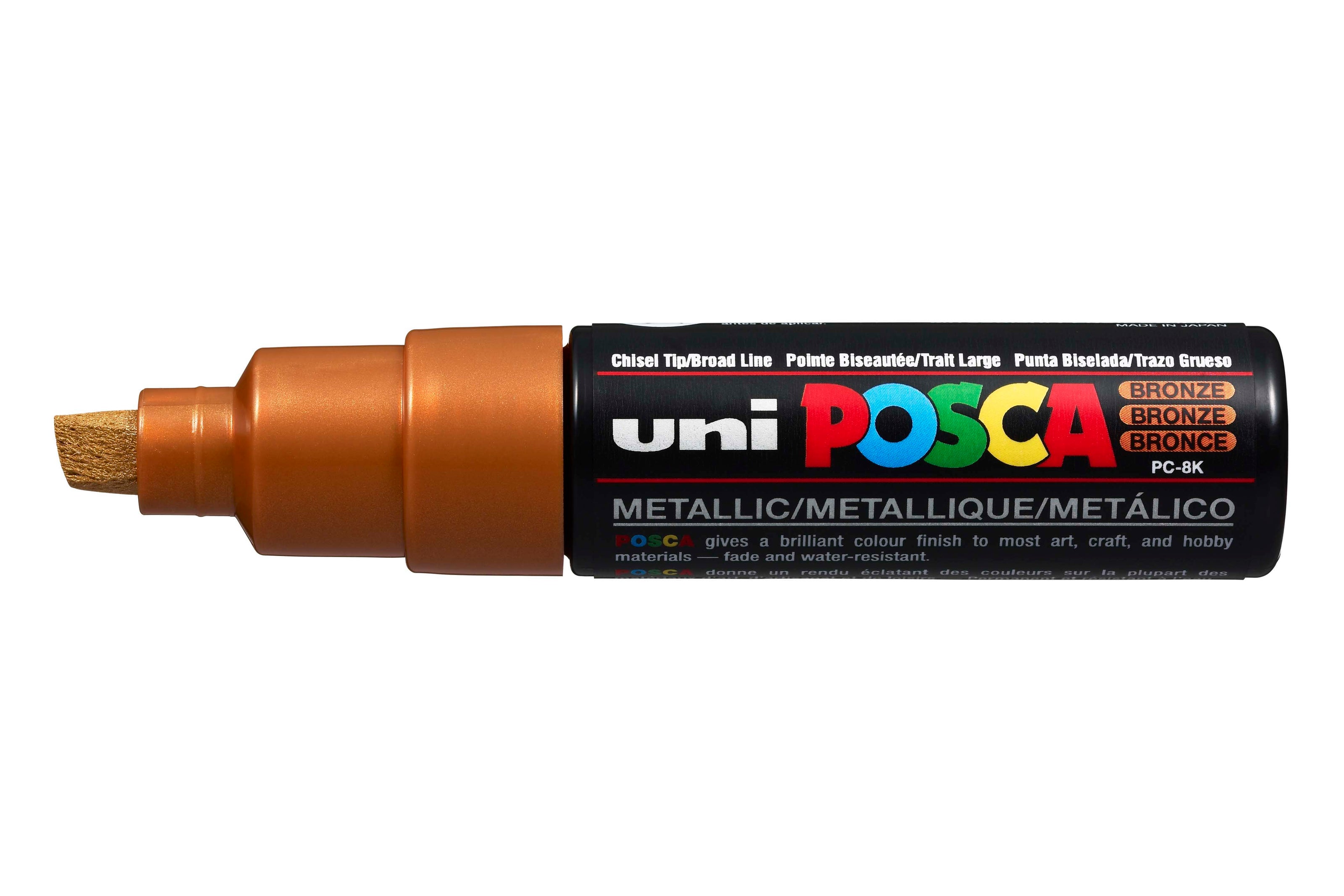 Posca Verfmarker Breed en schijn - 8 MM - PC-8K