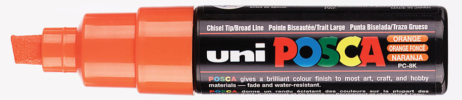 Posca Verfmarker Breed en schijn - 8 MM - PC-8K