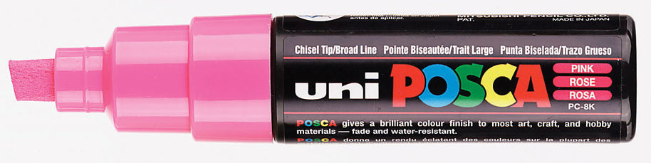Posca Verfmarker Breed en schijn - 8 MM - PC-8K