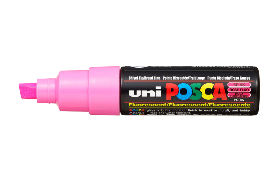 Posca Verfmarker Breed en schijn - 8 MM - PC-8K