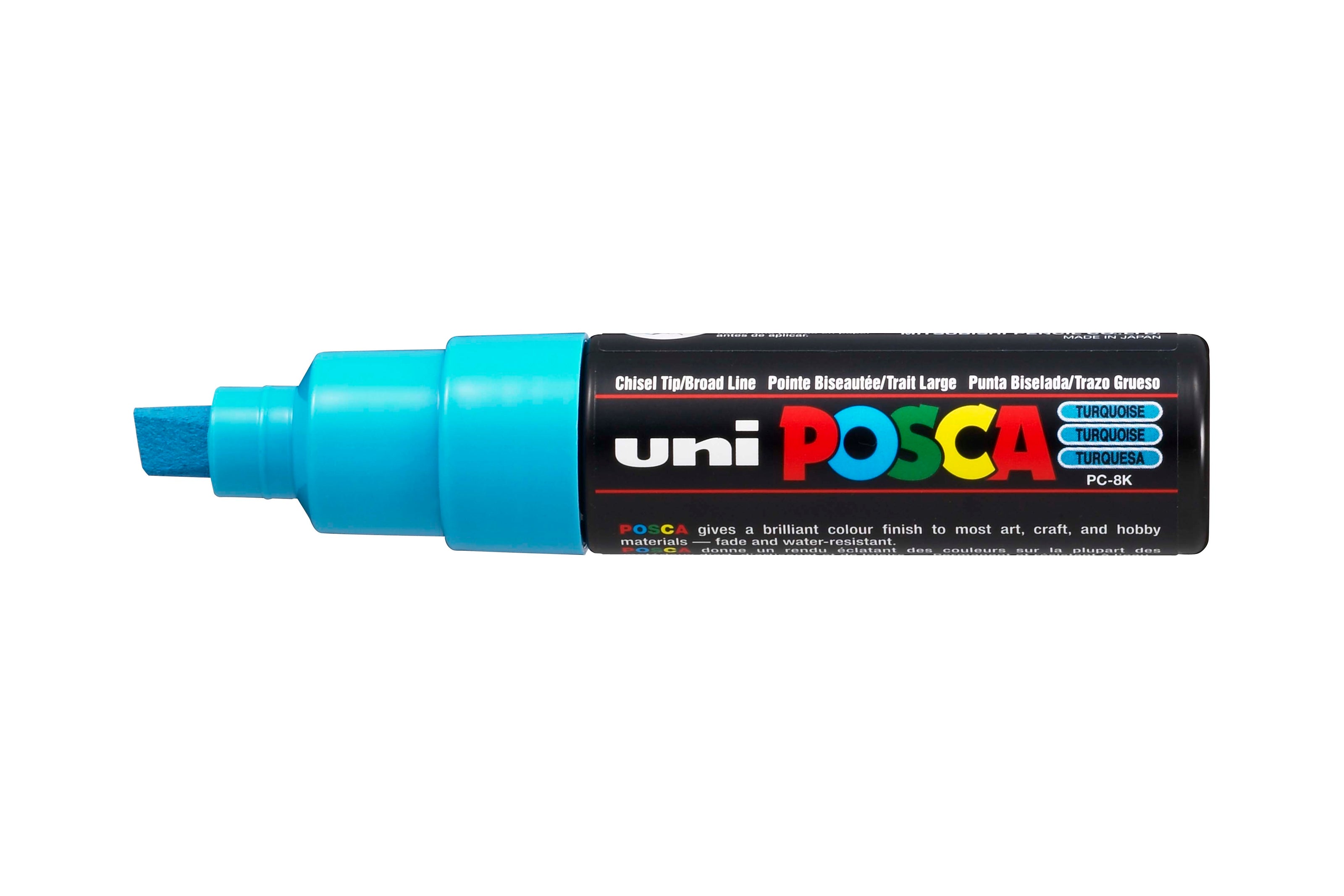 Posca Verfmarker Breed en schijn - 8 MM - PC-8K