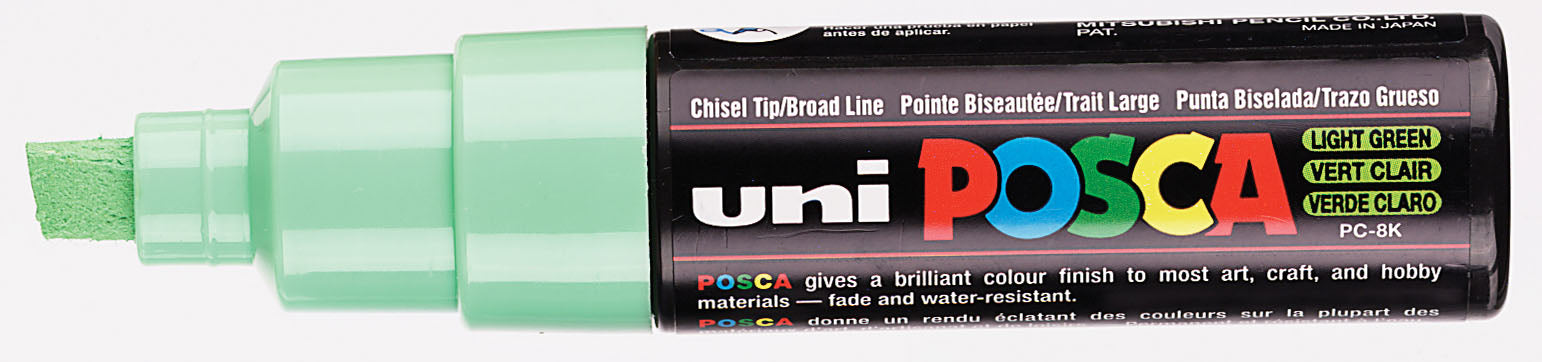 Posca Verfmarker Breed en schijn - 8 MM - PC-8K