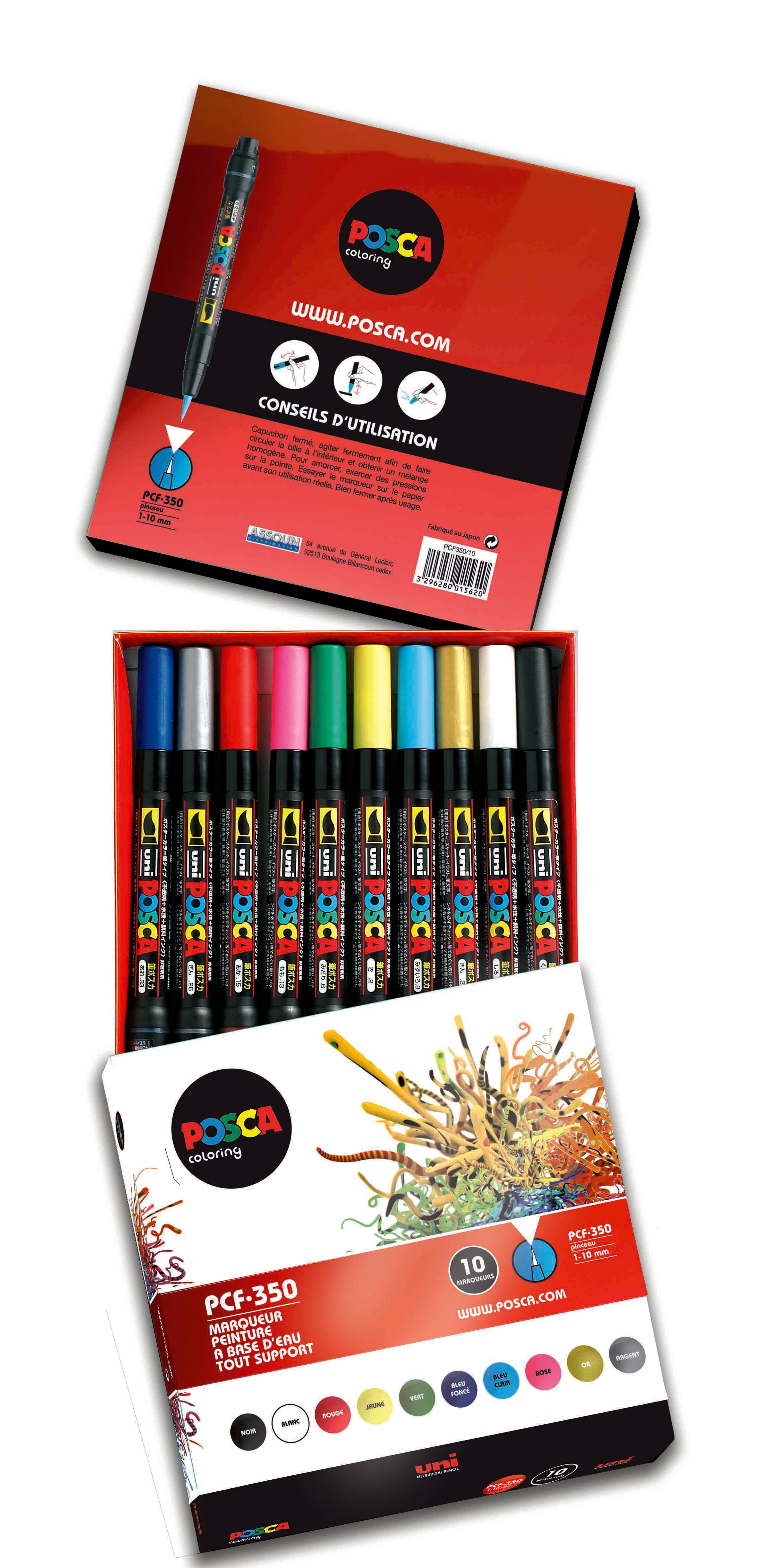 Posca Verfmarker Brush - 1-10 MM - PCF-350