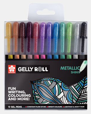 Sakura Unieke collectie van 12 Gelly Rolls Metallic