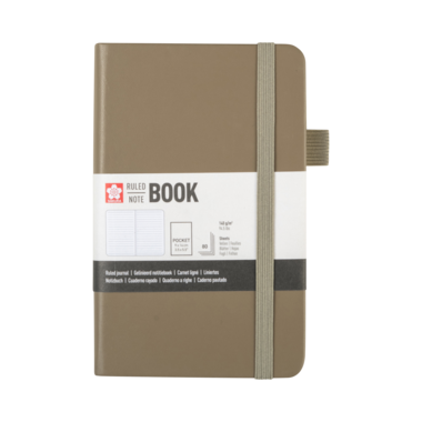 Sakura gelijnd harde kaft notitieboek 9x14cm