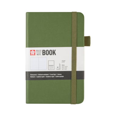 Sakura gelijnd harde kaft notitieboek 9x14cm