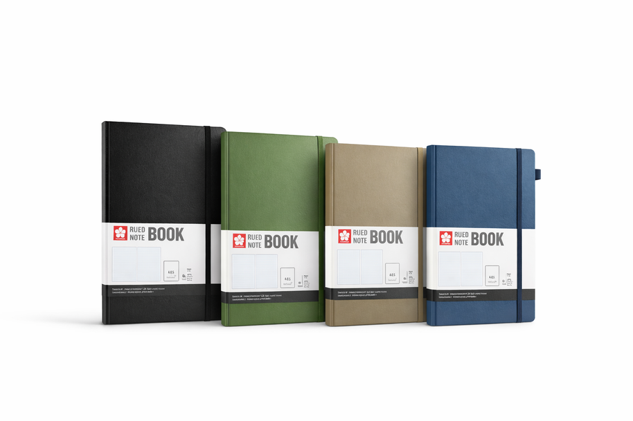 Sakura gelijnd harde kaft notitieboek 9x14cm