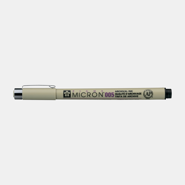 Sakura Pigma Micron Zwart - alle lijndiktes