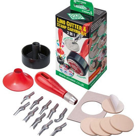 Essdee 3-in-1 Linosnede Stamp Set 10 Cutters