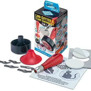 Essdee 3-in-1 Linosnede Stamp Set 5 Cutters