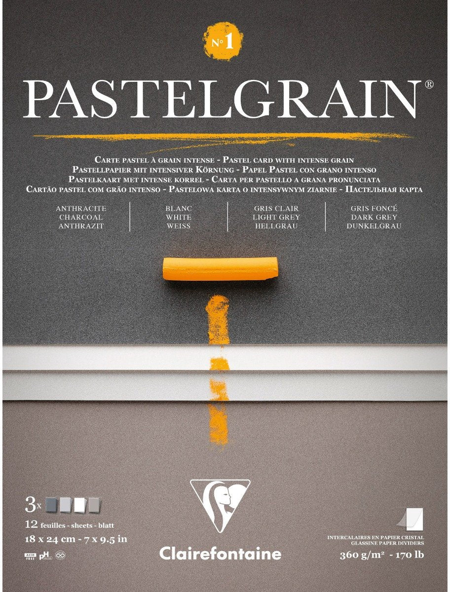 Clairefontaine pastelgrain blok nummer 1